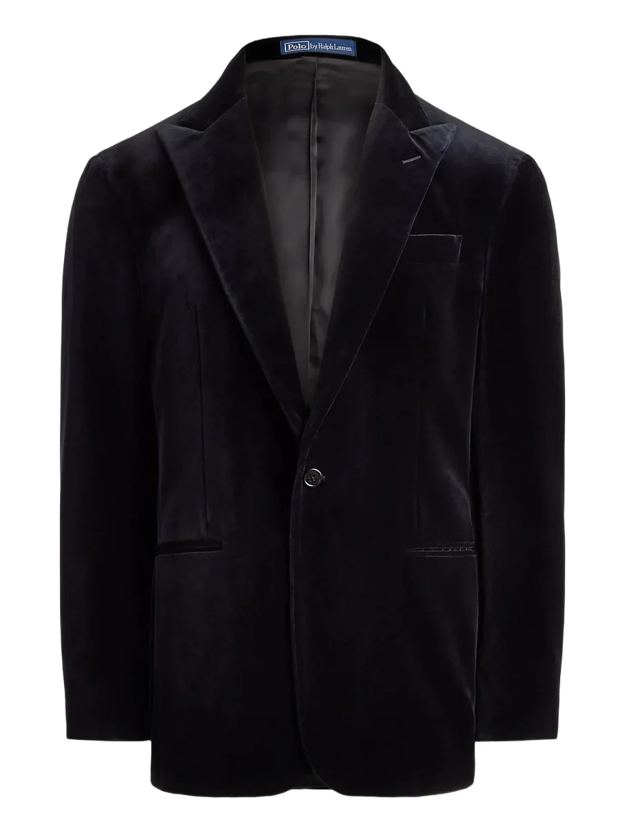 Polo Ralph Lauren Men's Velvet Double-Breasted Blazer