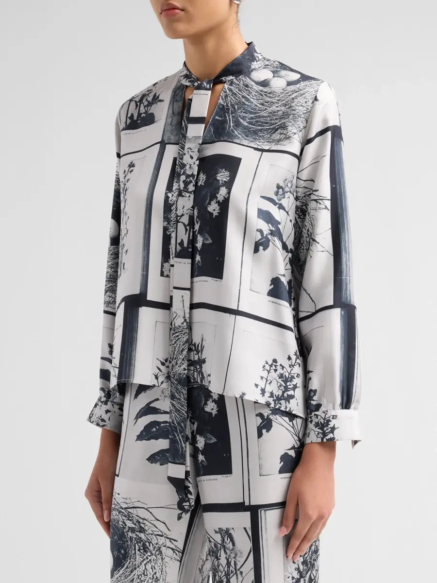 Libertine Women's Nest Babe Paley Tieneck Blouse | Thumbnail 4 Libertine Women's Nest Babe Paley Tieneck Blouse | Thumbnail 4