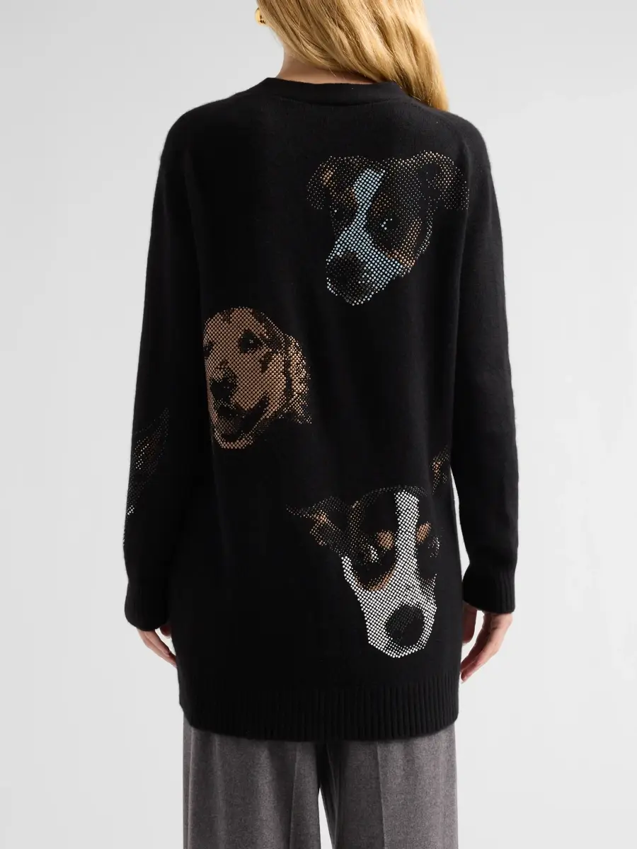 Libertine Women's Best Friends Oversized Cardigan | Thumbnail 3 Libertine Women's Best Friends Oversized Cardigan | Thumbnail 3