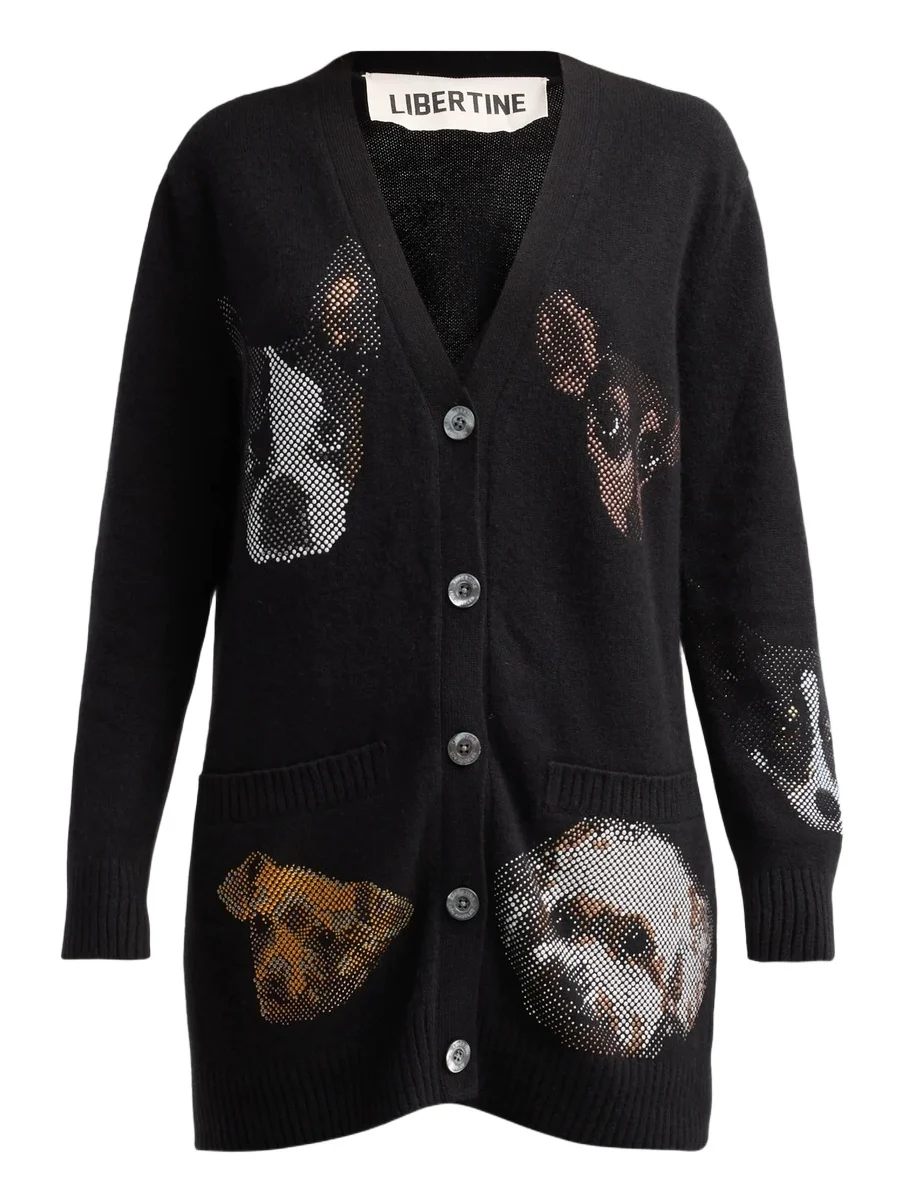 Women's Best Friends Oversized Cardigan Women's Best Friends Oversized Cardigan