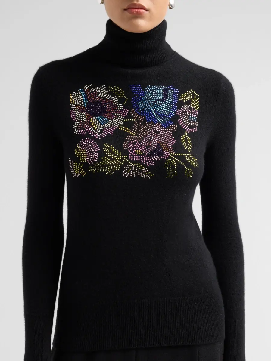 Libertine Women's Mosaic Floral Slim Turtleneck | Thumbnail 5 Libertine Women's Mosaic Floral Slim Turtleneck | Thumbnail 5