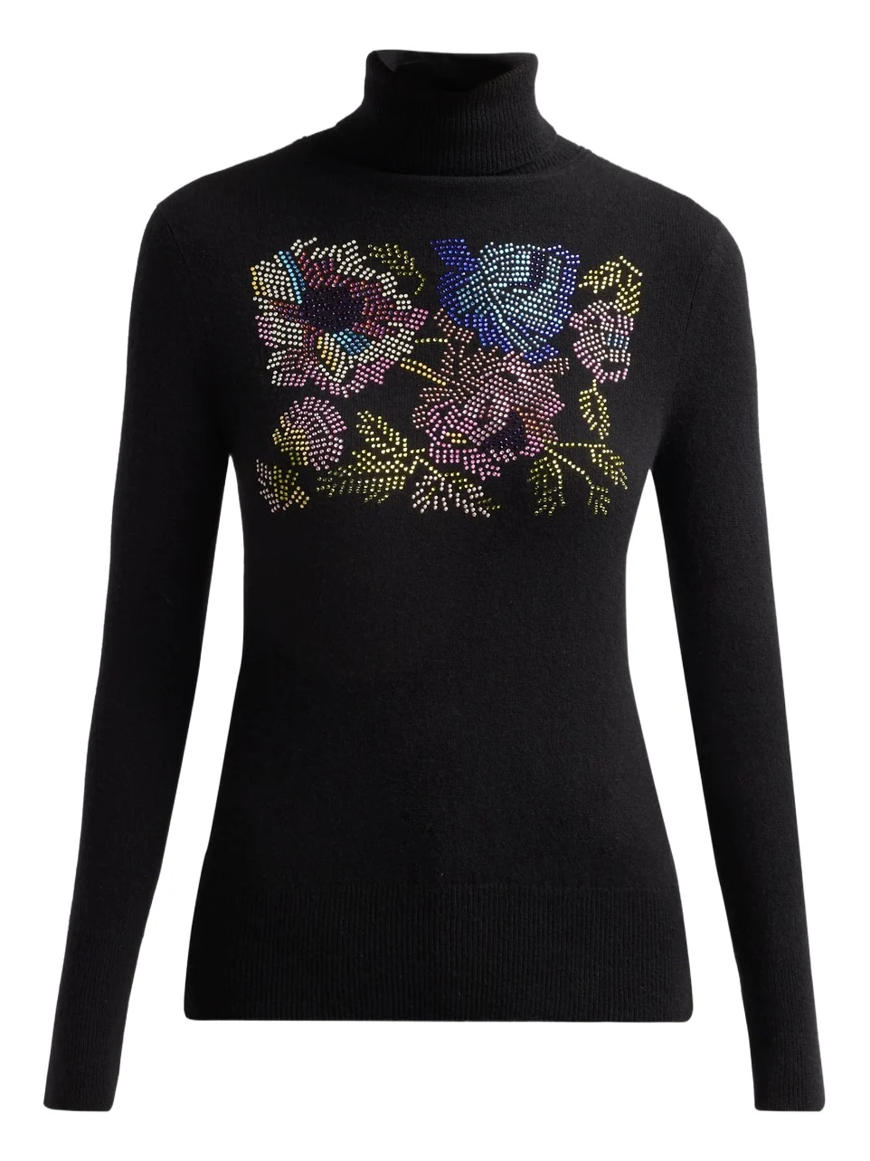 Libertine Women's Mosaic Floral Slim Turtleneck