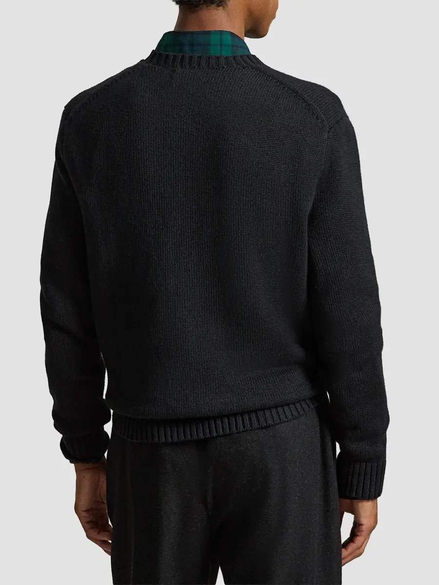 Polo Ralph Lauren Men's Polo Bear Cotton-Cashmere Crewneck Sweater | Thumbnail 3