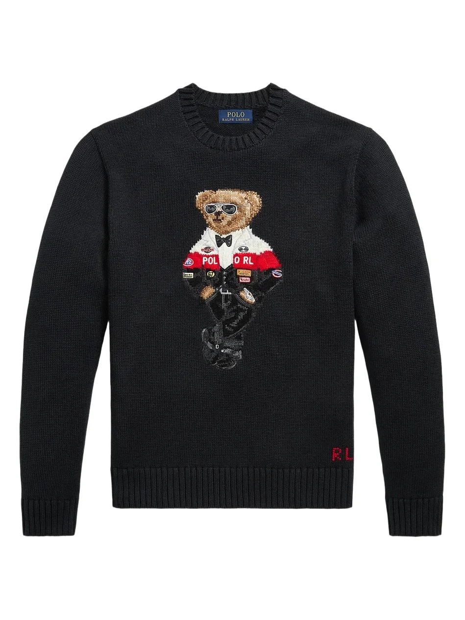 Polo Ralph Lauren Men's Polo Bear Cotton-Cashmere Crewneck Sweater