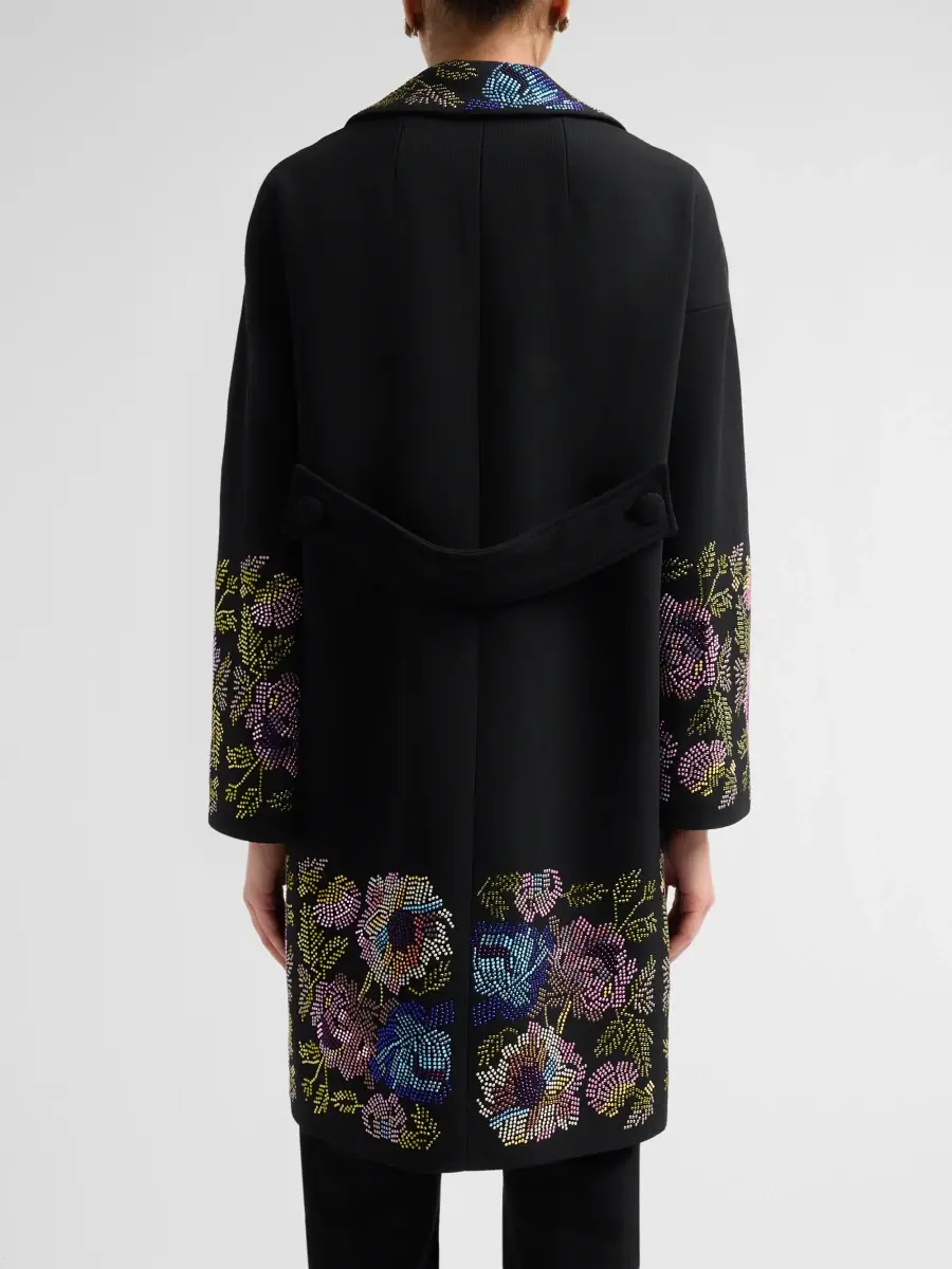 Libertine Women's Mosaic Floral Patch Pocket Coat | Thumbnail 3 Libertine Women's Mosaic Floral Patch Pocket Coat | Thumbnail 3