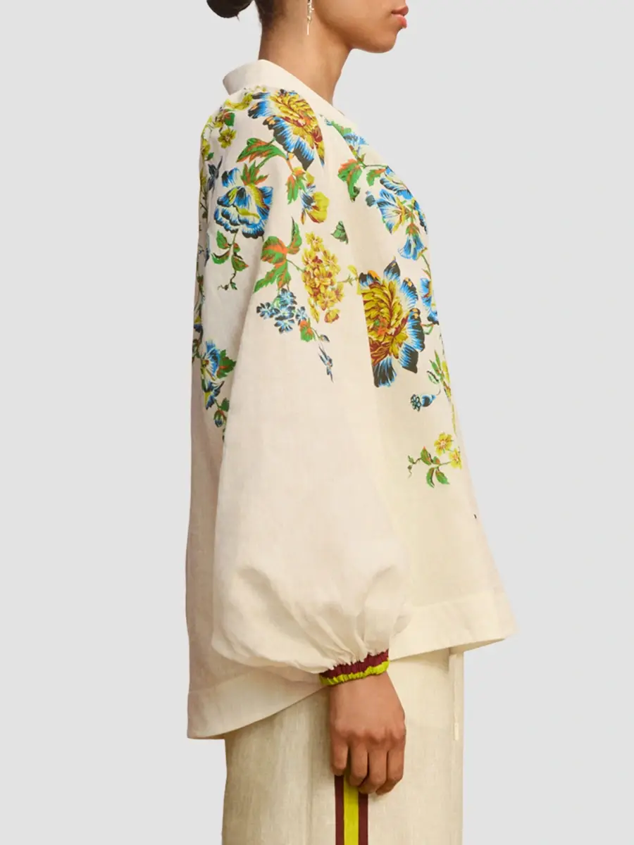 ALÉMAIS Women's Phyllis Floral Blouson Top | Thumbnail 4 ALÉMAIS Women's Phyllis Floral Blouson Top | Thumbnail 4