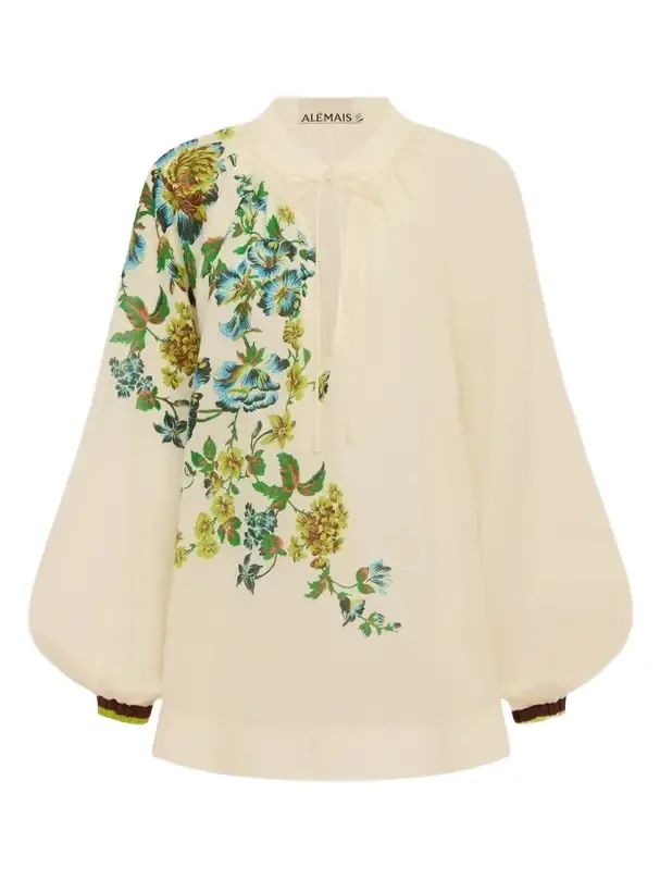 ALÉMAIS Women's Phyllis Floral Blouson Top