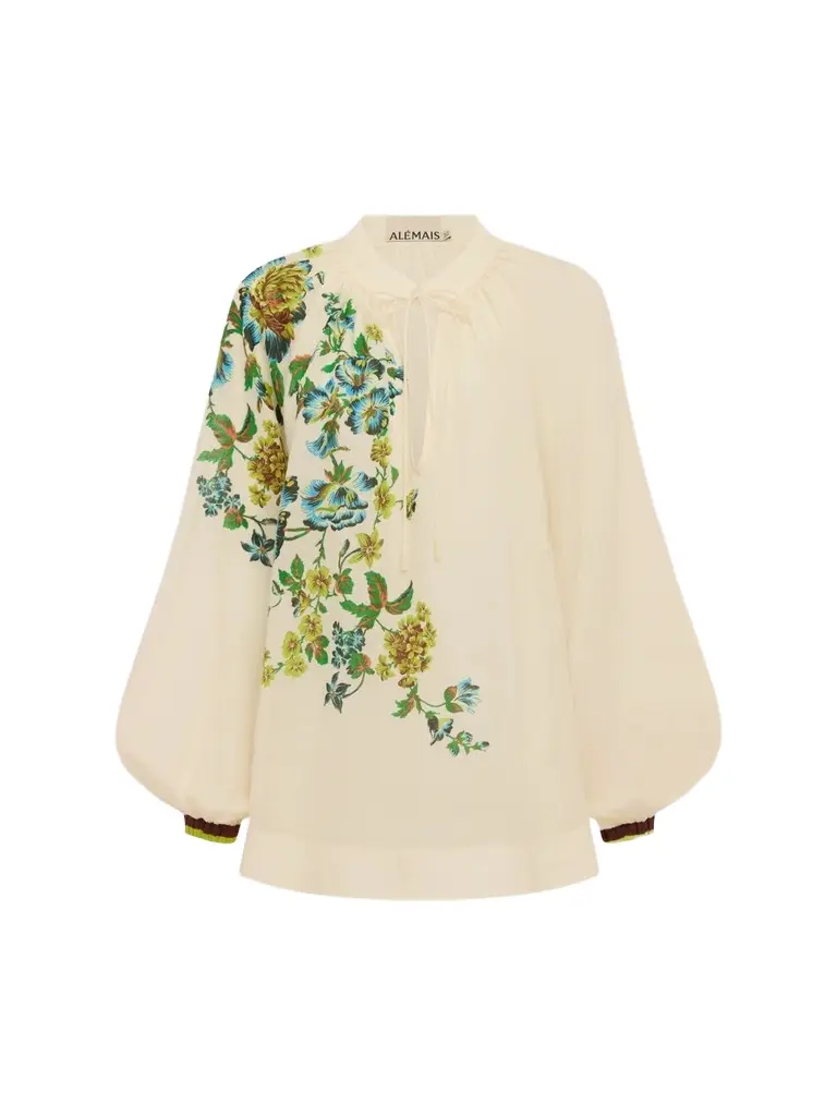 ALÉMAIS Women's Phyllis Floral Blouson Top