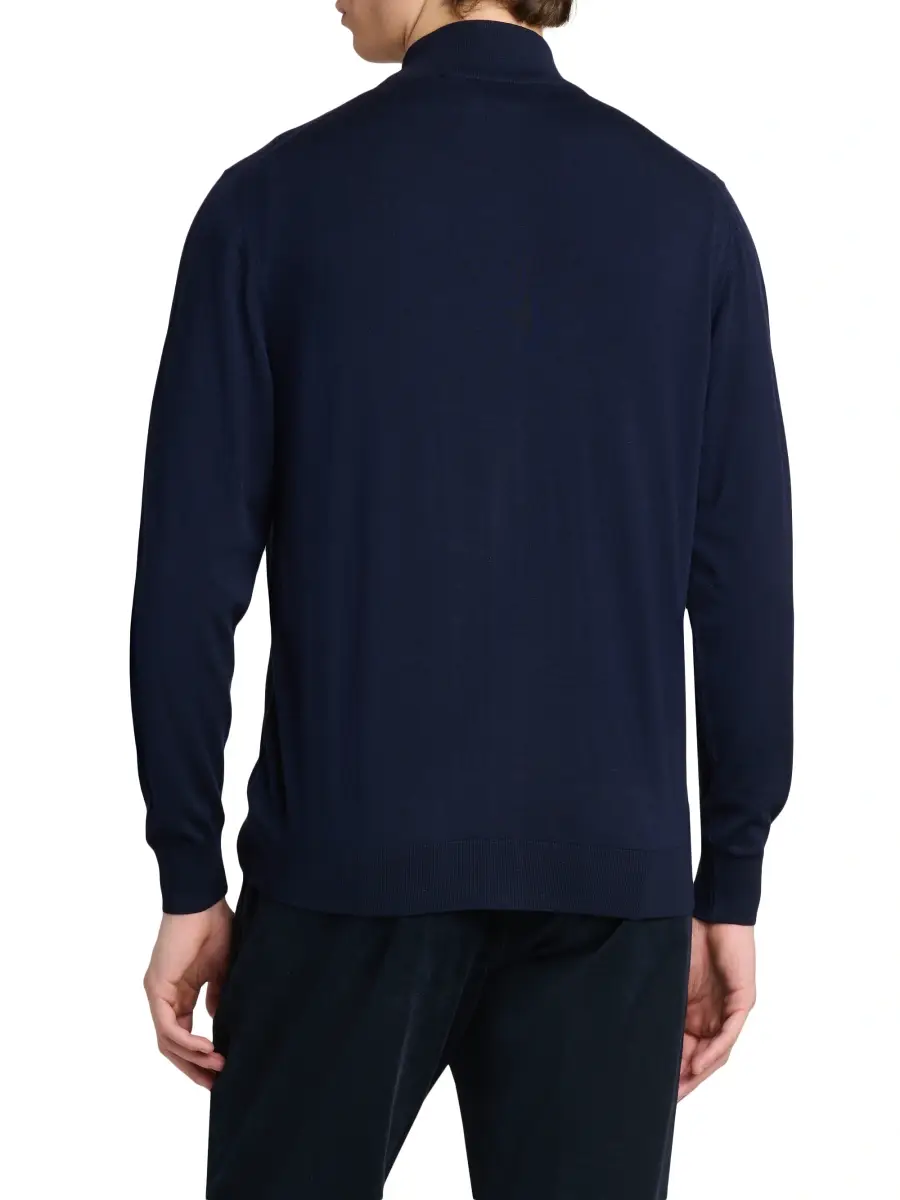 Kiton Men's Wool Full-Zip Jacket | Thumbnail 4