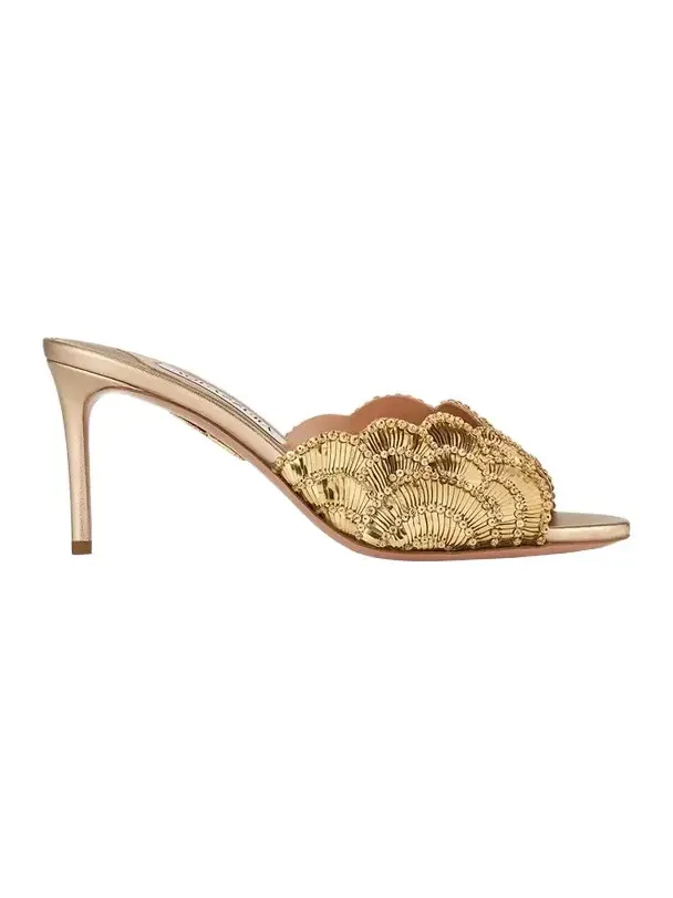 Women's Ce Soir 75MM Leather Mules Women's Ce Soir 75MM Leather Mules