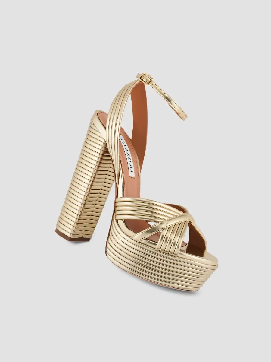 Aquazzura Women's Sundance 140MM Faux Leather Platform Sandals | Thumbnail 5 Aquazzura Women's Sundance 140MM Faux Leather Platform Sandals | Thumbnail 5