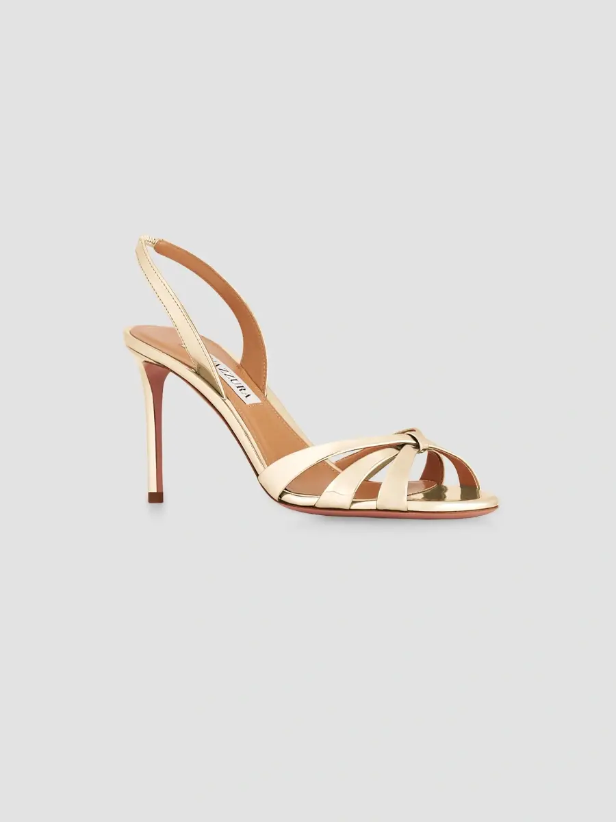 Aquazzura Women's Tati 85MM Faux Leather Sandals | Thumbnail 3 Aquazzura Women's Tati 85MM Faux Leather Sandals | Thumbnail 3