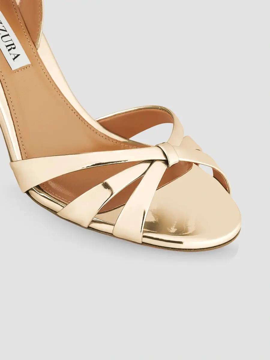 Aquazzura Women's Tati 85MM Faux Leather Sandals | Thumbnail 4 Aquazzura Women's Tati 85MM Faux Leather Sandals | Thumbnail 4
