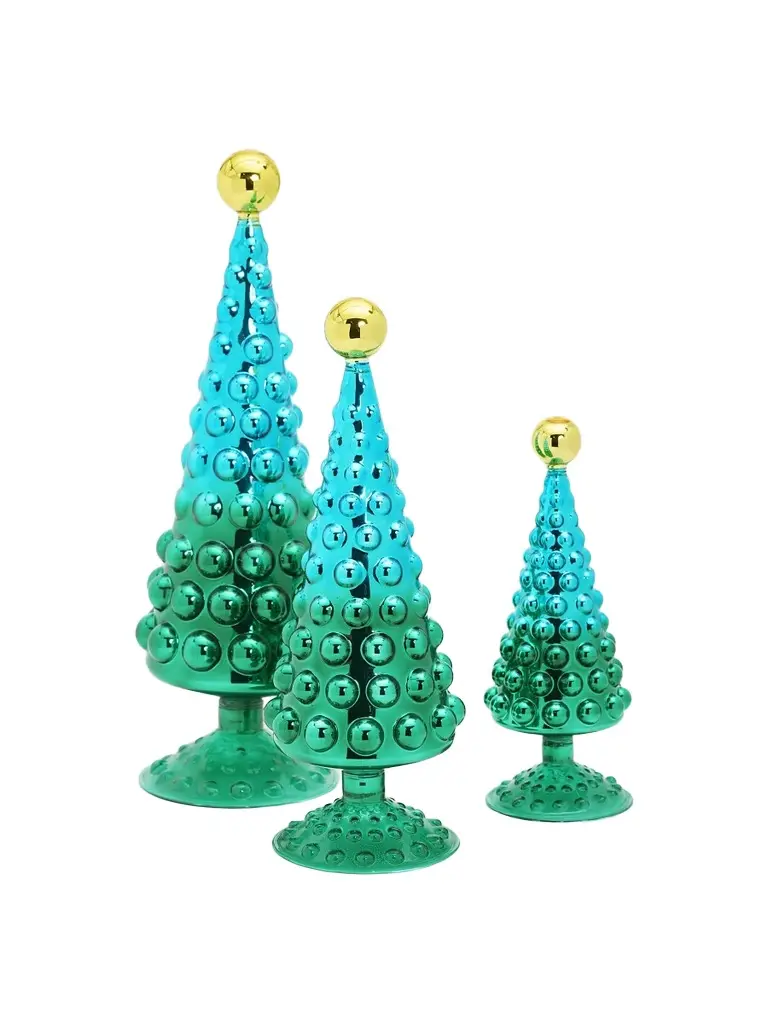 Cody Foster & Co 3-Piece Ombré Hobnail Trees Set