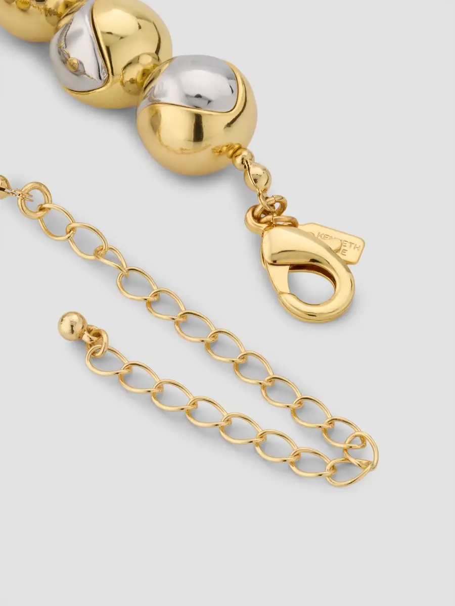 KENNETH JAY LANE Women's Two-Tone 18K Gold-Plated Ball Chain Necklace/20" | Thumbnail 4 KENNETH JAY LANE Women's Two-Tone 18K Gold-Plated Ball Chain Necklace/20" | Thumbnail 4