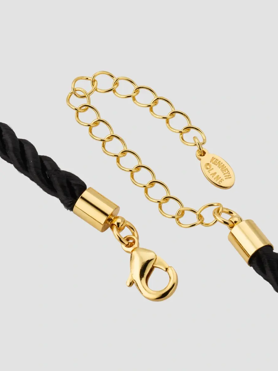 KENNETH JAY LANE Women's 18K Gold-Plated Fish Cord Necklace | Thumbnail 3 KENNETH JAY LANE Women's 18K Gold-Plated Fish Cord Necklace | Thumbnail 3