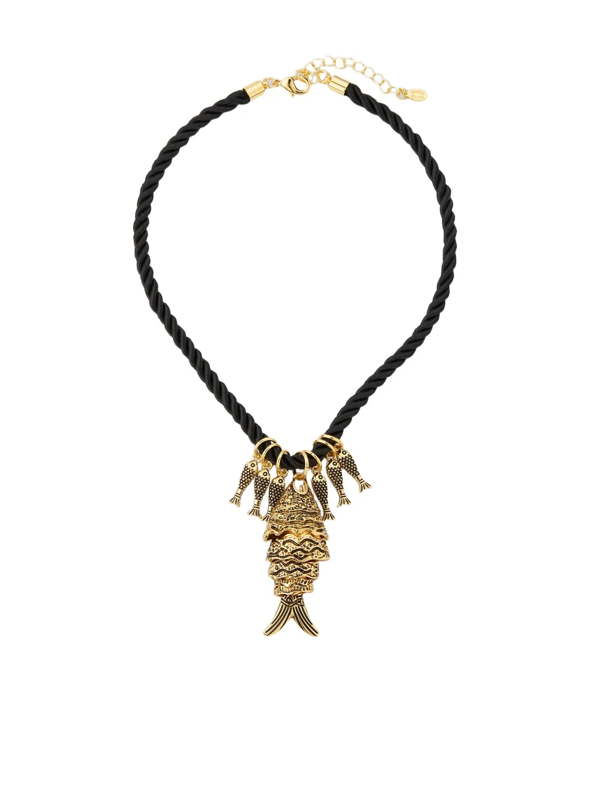 Women's 18K Gold-Plated Fish Cord Necklace Women's 18K Gold-Plated Fish Cord Necklace