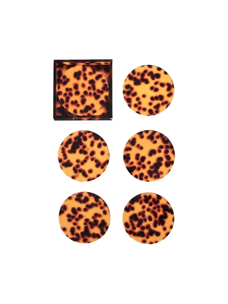 Kim Seybert Tortoise Coasters 6-Piece Set