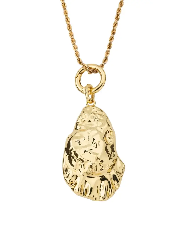 KENNETH JAY LANE Women's 18K Gold-Plated Oyster Pendant Chain Necklace/21"