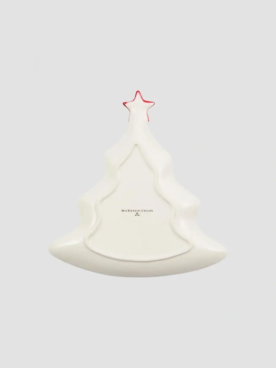MacKenzie-Childs Cherry Check Ceramic Tree Tray | Thumbnail 3