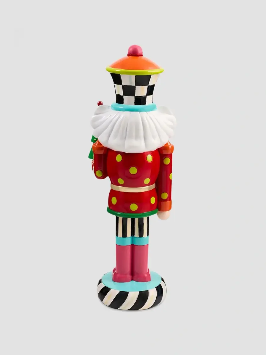 MacKenzie-Childs Confetti Christmas Resin Nutcracker | Thumbnail 2 MacKenzie-Childs Confetti Christmas Resin Nutcracker | Thumbnail 2