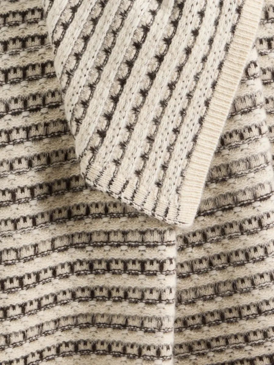 Sofia Cashmere Textured Cashmere Throw Blanket | Thumbnail 4