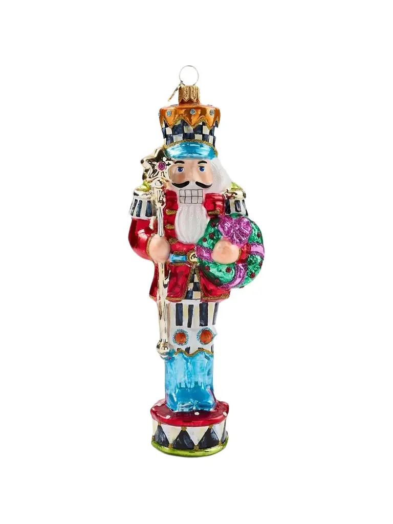 MacKenzie-Childs Confetti Christmas Glass Ornament
