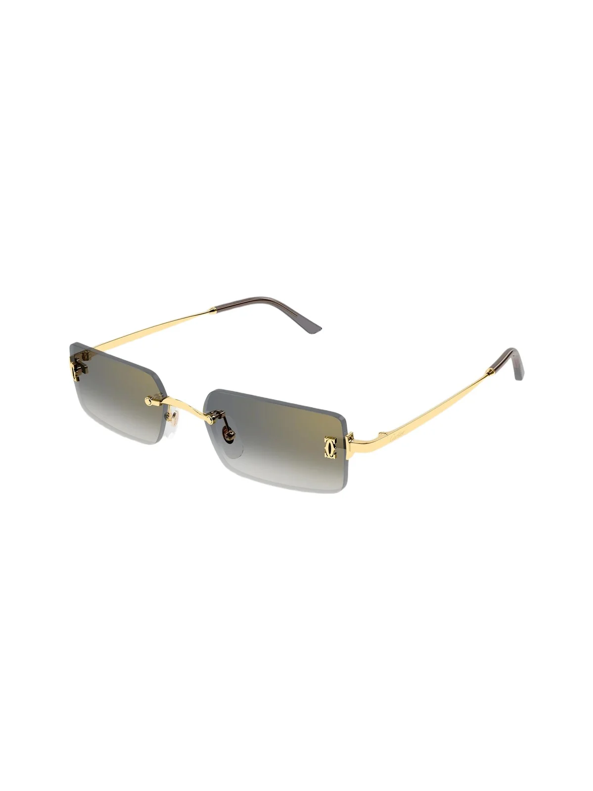Women's C De 56MM 24-Carat Gold-Plated Rimless Rectangular Sunglasses Women's C De 56MM 24-Carat Gold-Plated Rimless Rectangular Sunglasses
