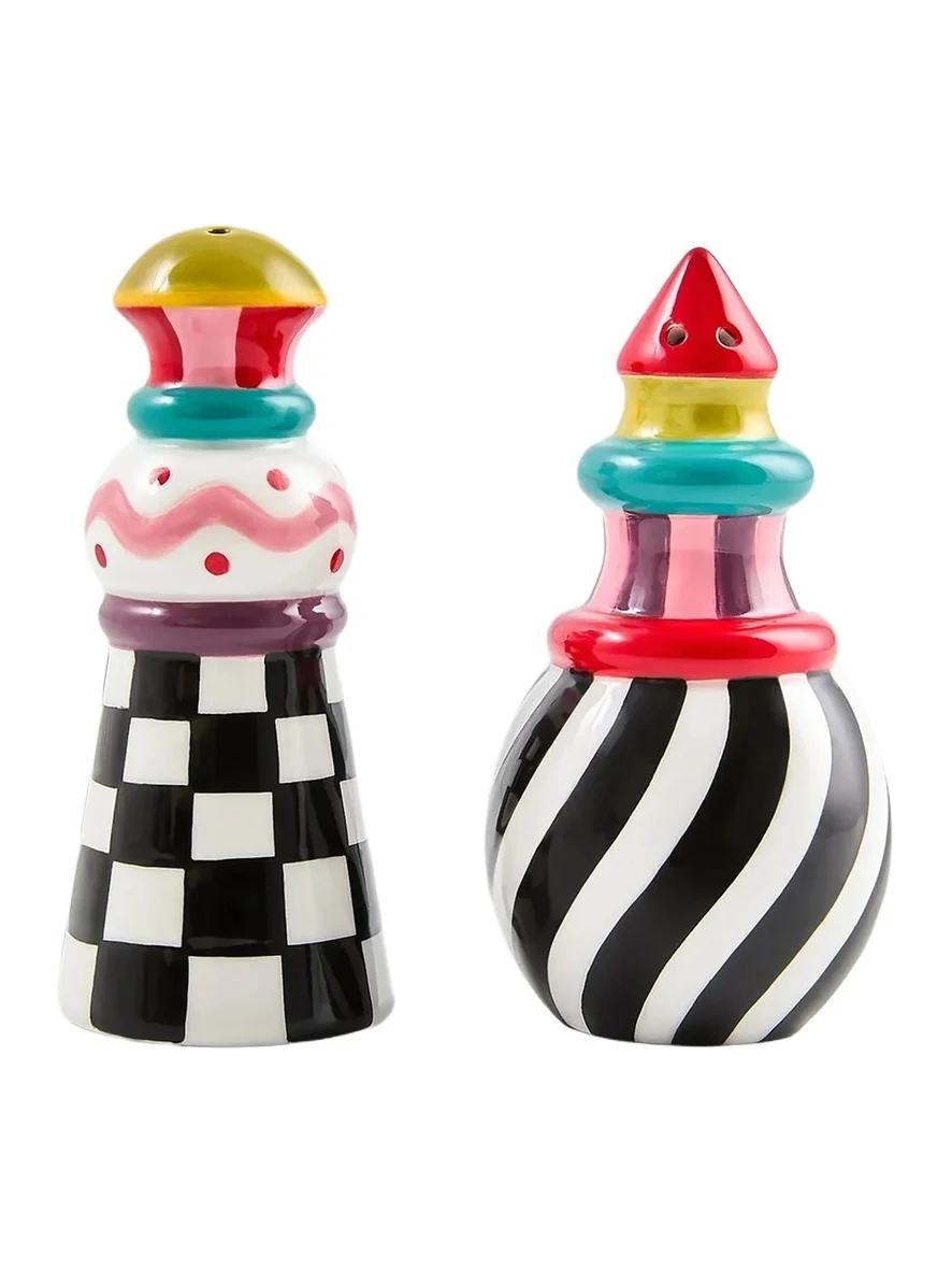 MacKenzie-Childs 2-Piece Jubilee Salt & Pepper Shaker Set