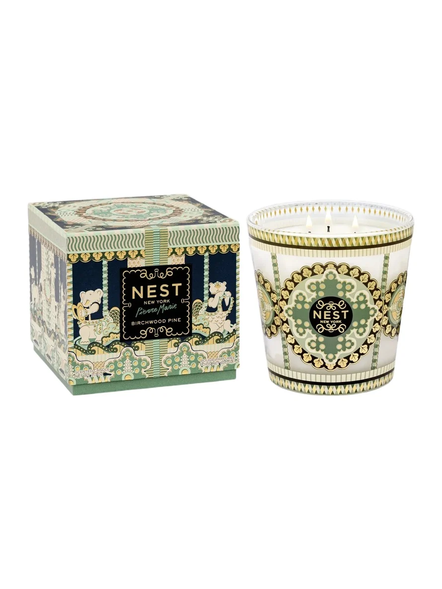 NEST New York Limited Edition x Pierre Marie Birchwood Pine 3-Wick Scented Candle