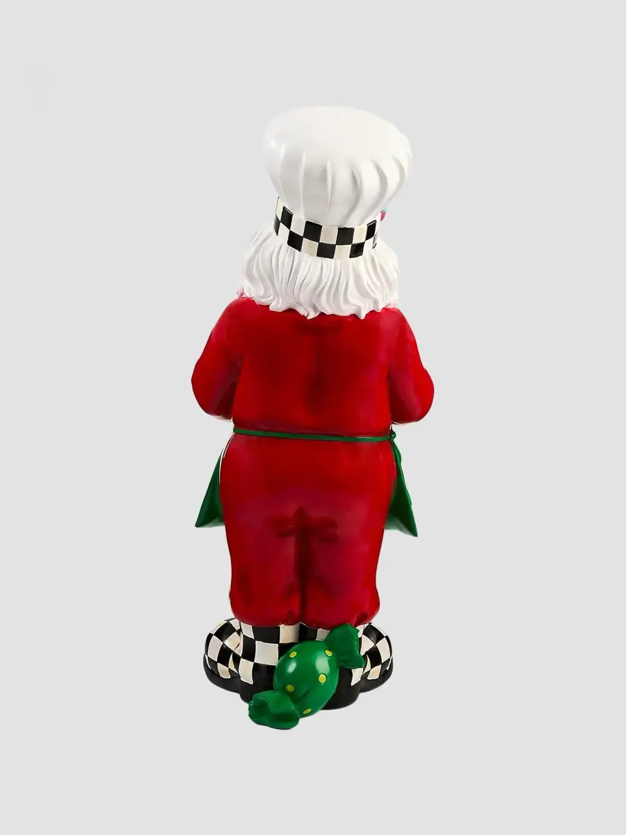 MacKenzie-Childs Confetti Chef Santa Resin Figurine | Thumbnail 2 MacKenzie-Childs Confetti Chef Santa Resin Figurine | Thumbnail 2