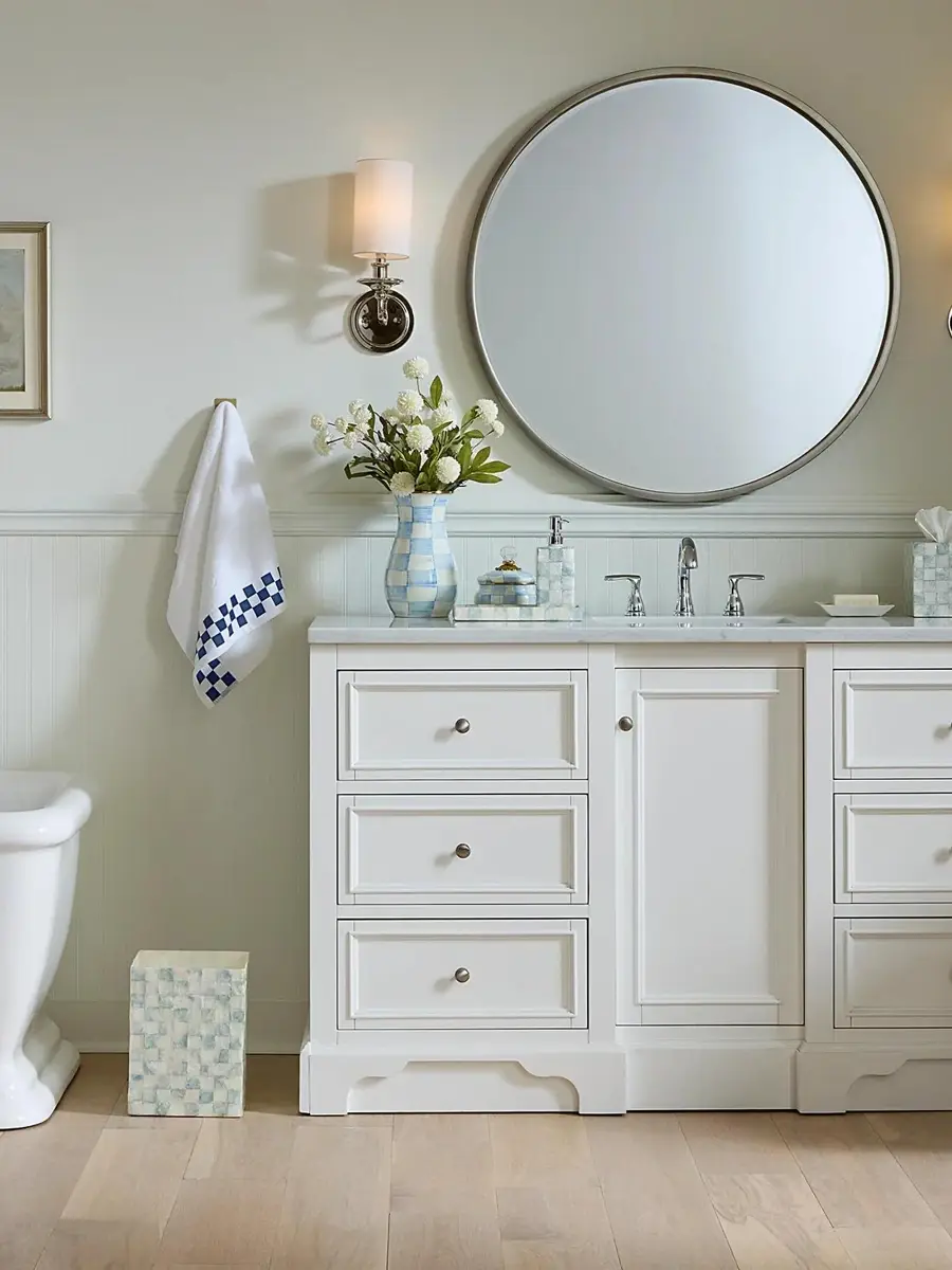 MacKenzie-Childs Check Cotton Bath Rug | Thumbnail 2 MacKenzie-Childs Check Cotton Bath Rug | Thumbnail 2