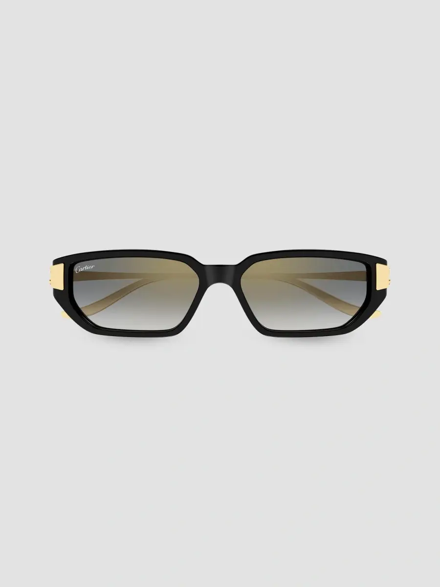Cartier Women's Panthère De 54MM Panthère Classic 24 Carat Gold-Plated Metal Rectangular Sunglasses | Thumbnail 2 Cartier Women's Panthère De 54MM Panthère Classic 24 Carat Gold-Plated Metal Rectangular Sunglasses | Thumbnail 2