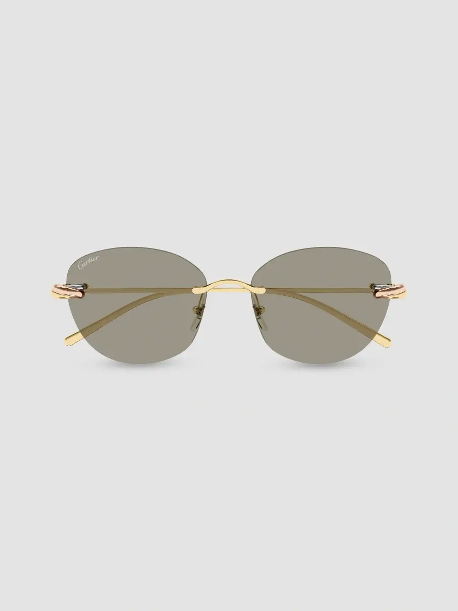 Cartier Women's Trinity 57MM 24-Carat Rose Gold Metal Rimless Butterfly Sunglasses | Thumbnail 2 Cartier Women's Trinity 57MM 24-Carat Rose Gold Metal Rimless Butterfly Sunglasses | Thumbnail 2