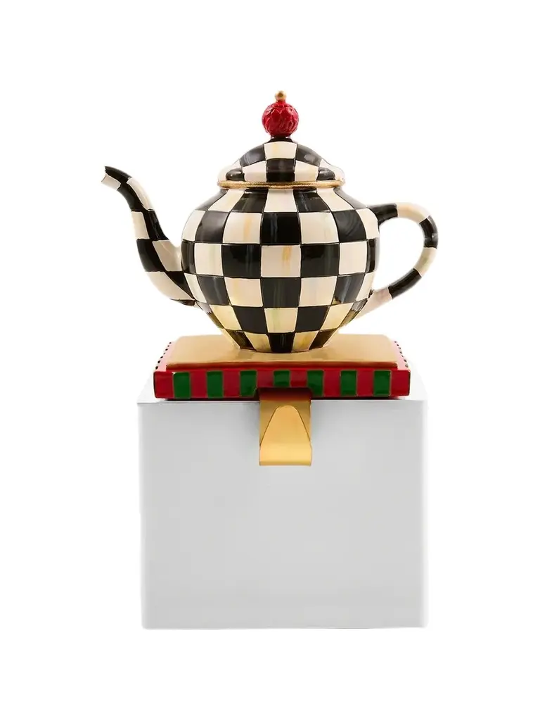Courtly Check Teapot Stocking Holder