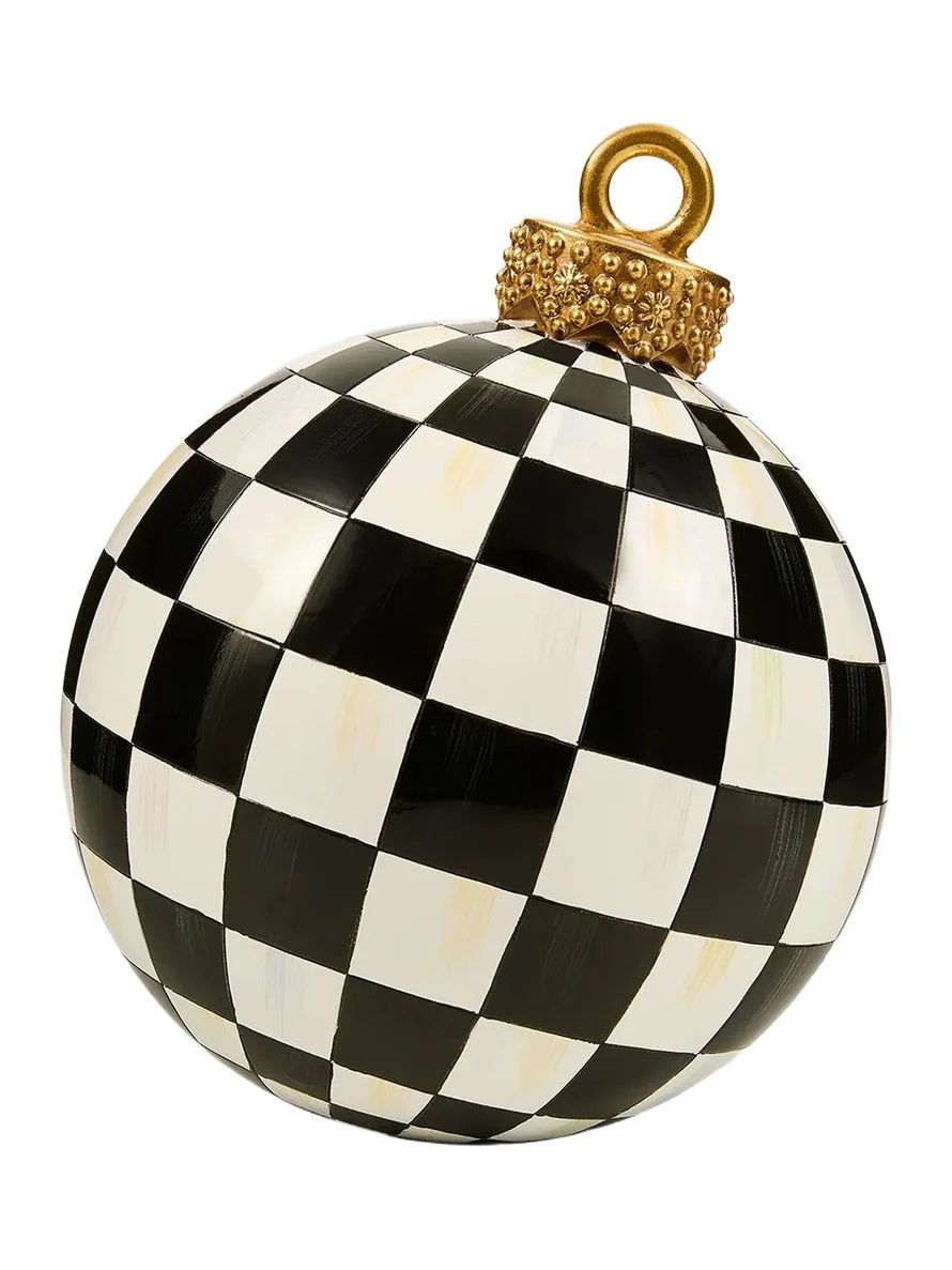 MacKenzie-Childs Courtly Check Tabletop Ornament