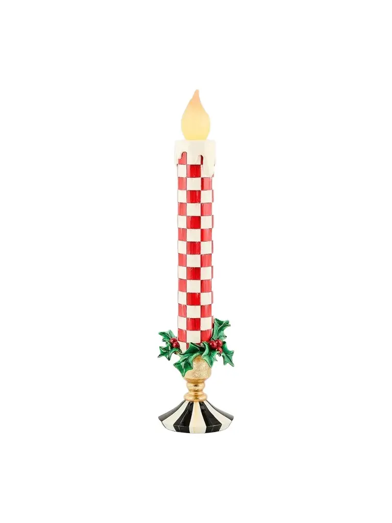 Unisex Check It Out Illuminated Red Retro Candle Unisex Check It Out Illuminated Red Retro Candle