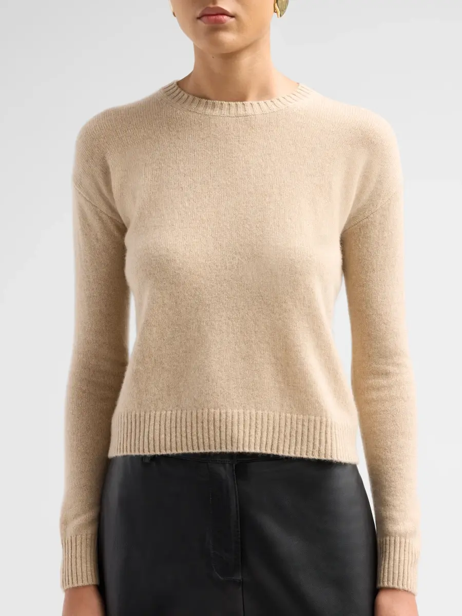 Saks Fifth Avenue Women's Basic Cashmere Easy Crewneck Sweater | Thumbnail 5 Saks Fifth Avenue Women's Basic Cashmere Easy Crewneck Sweater | Thumbnail 5