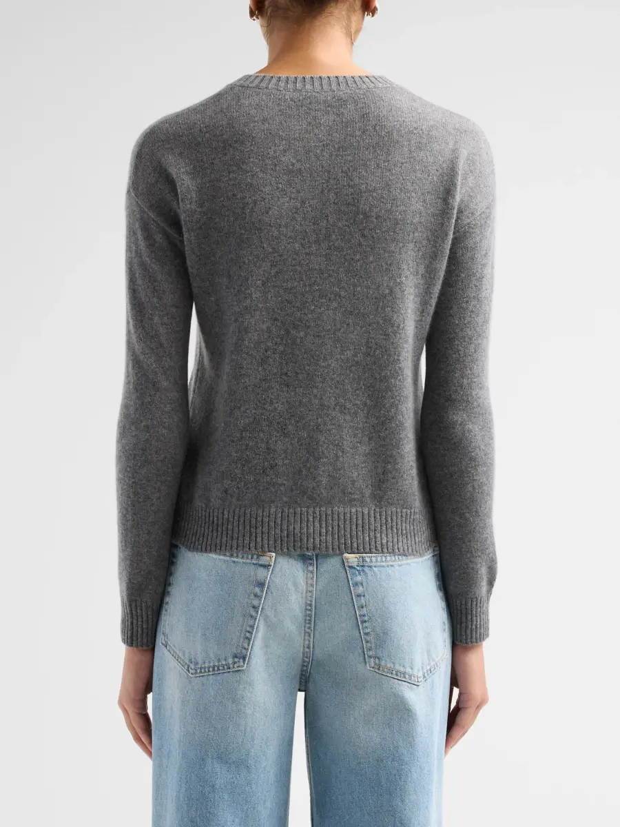 Saks Fifth Avenue Women's Basic Cashmere Easy Crewneck Sweater | Thumbnail 3 Saks Fifth Avenue Women's Basic Cashmere Easy Crewneck Sweater | Thumbnail 3