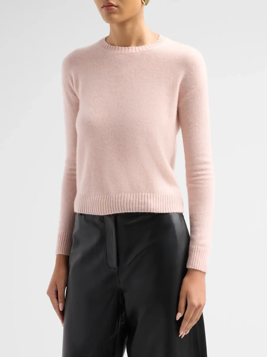 Saks Fifth Avenue Women's Basic Cashmere Easy Crewneck Sweater | Thumbnail 4 Saks Fifth Avenue Women's Basic Cashmere Easy Crewneck Sweater | Thumbnail 4