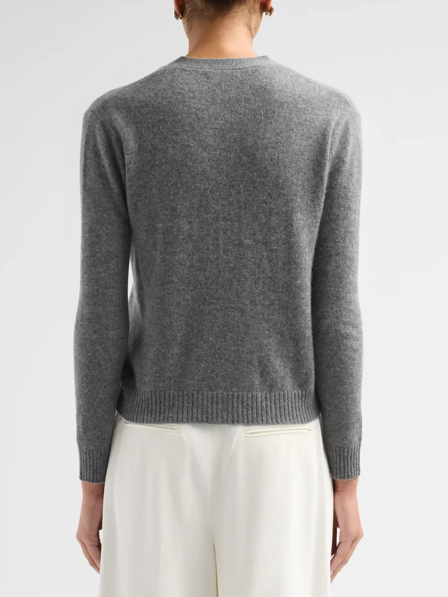 Saks Fifth Avenue Women's Basic V-Neck Cashmere Cardigan | Thumbnail 3 Saks Fifth Avenue Women's Basic V-Neck Cashmere Cardigan | Thumbnail 3