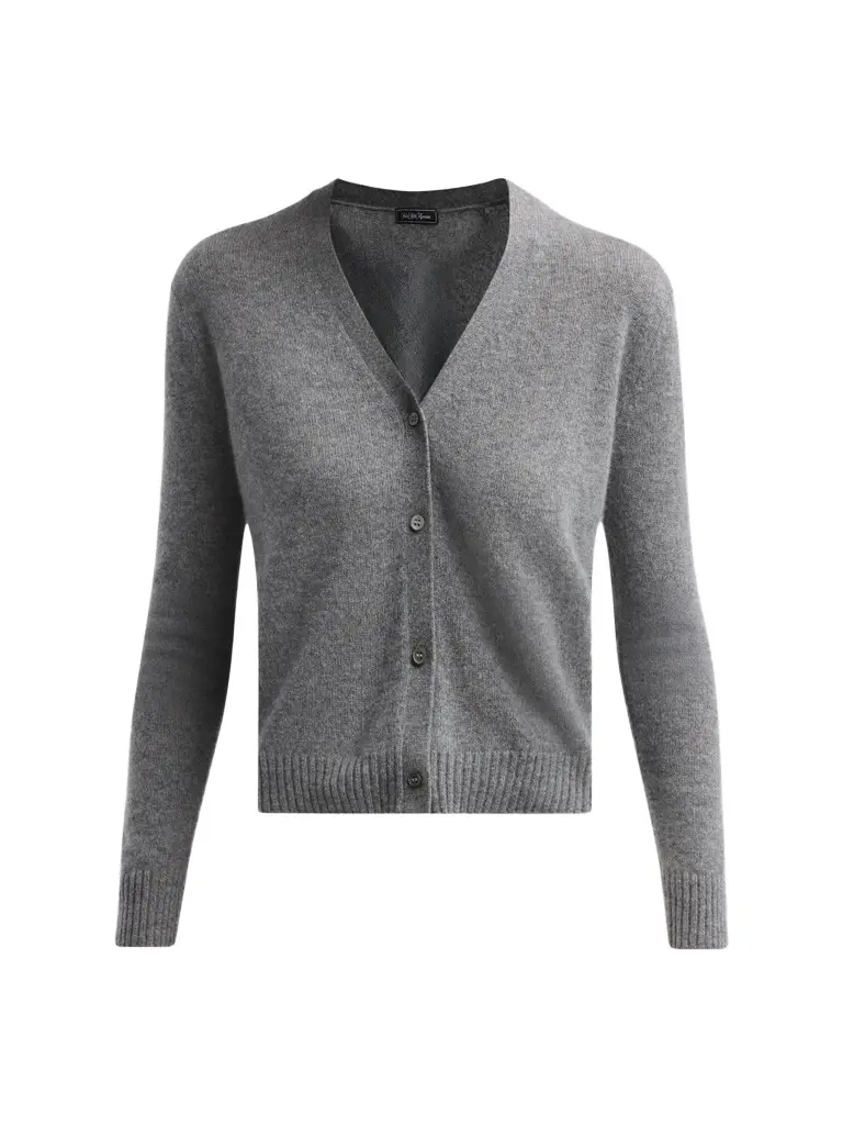 Saks Fifth Avenue Women's Basic V-Neck Cashmere Cardigan