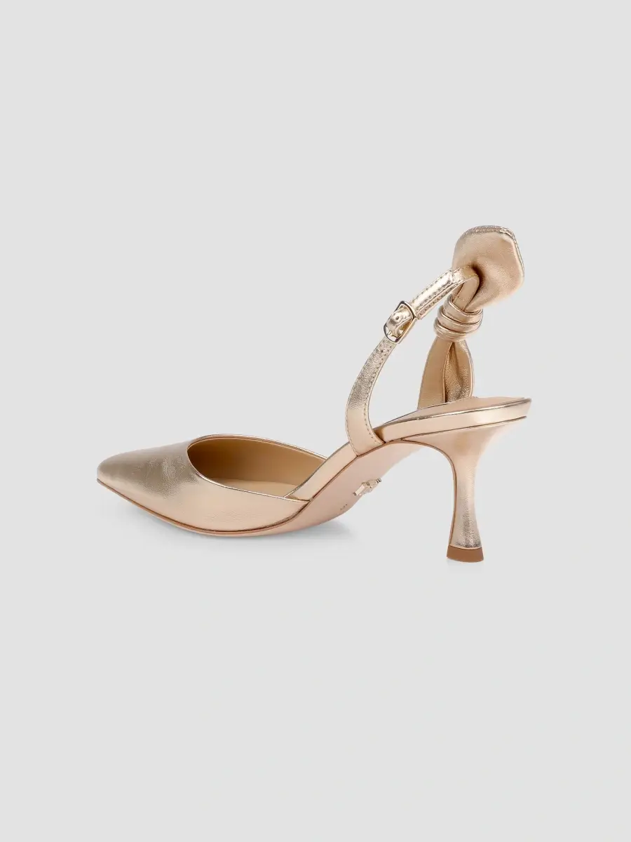 BADGLEY MISCHKA Women's Yuan 65MM Leather Slingback Pumps | Thumbnail 3 BADGLEY MISCHKA Women's Yuan 65MM Leather Slingback Pumps | Thumbnail 3