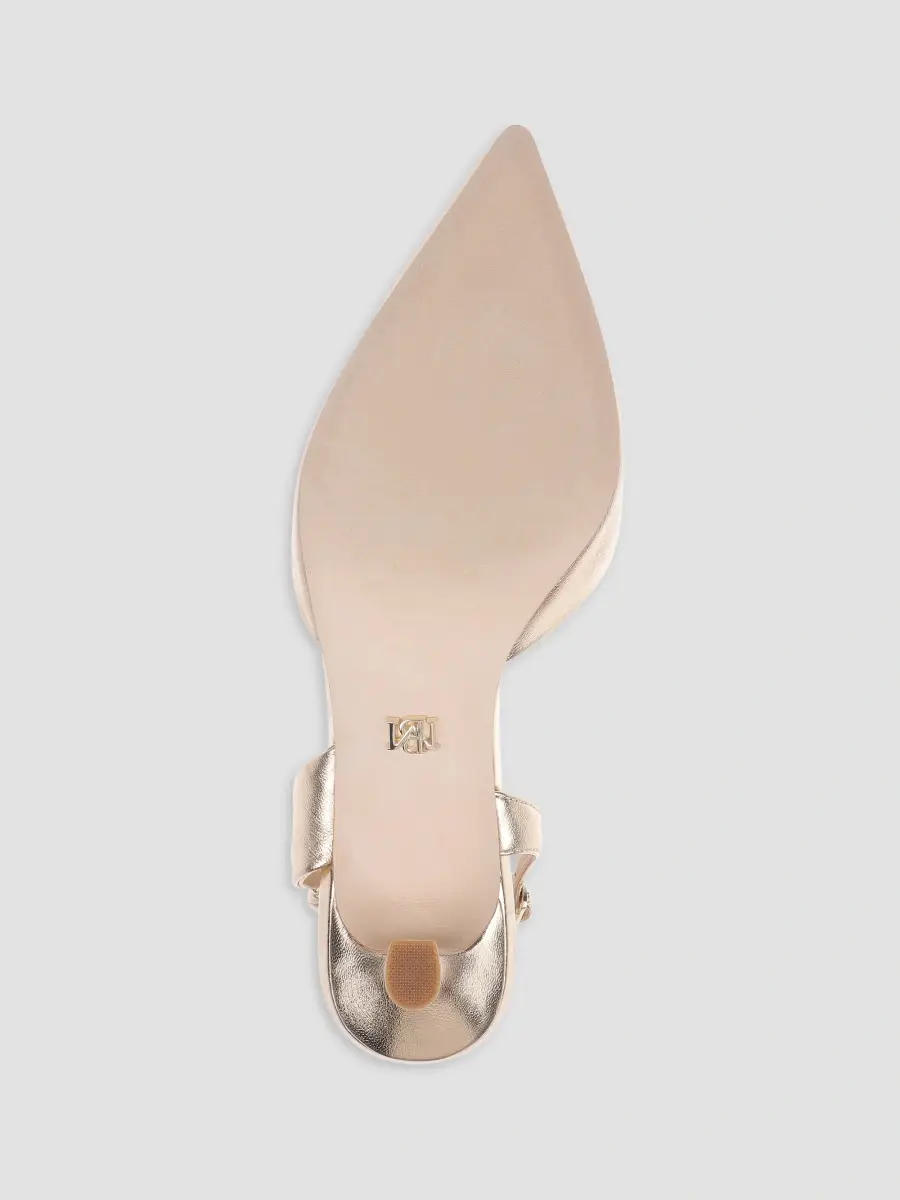 BADGLEY MISCHKA Women's Yuan 65MM Leather Slingback Pumps | Thumbnail 6 BADGLEY MISCHKA Women's Yuan 65MM Leather Slingback Pumps | Thumbnail 6