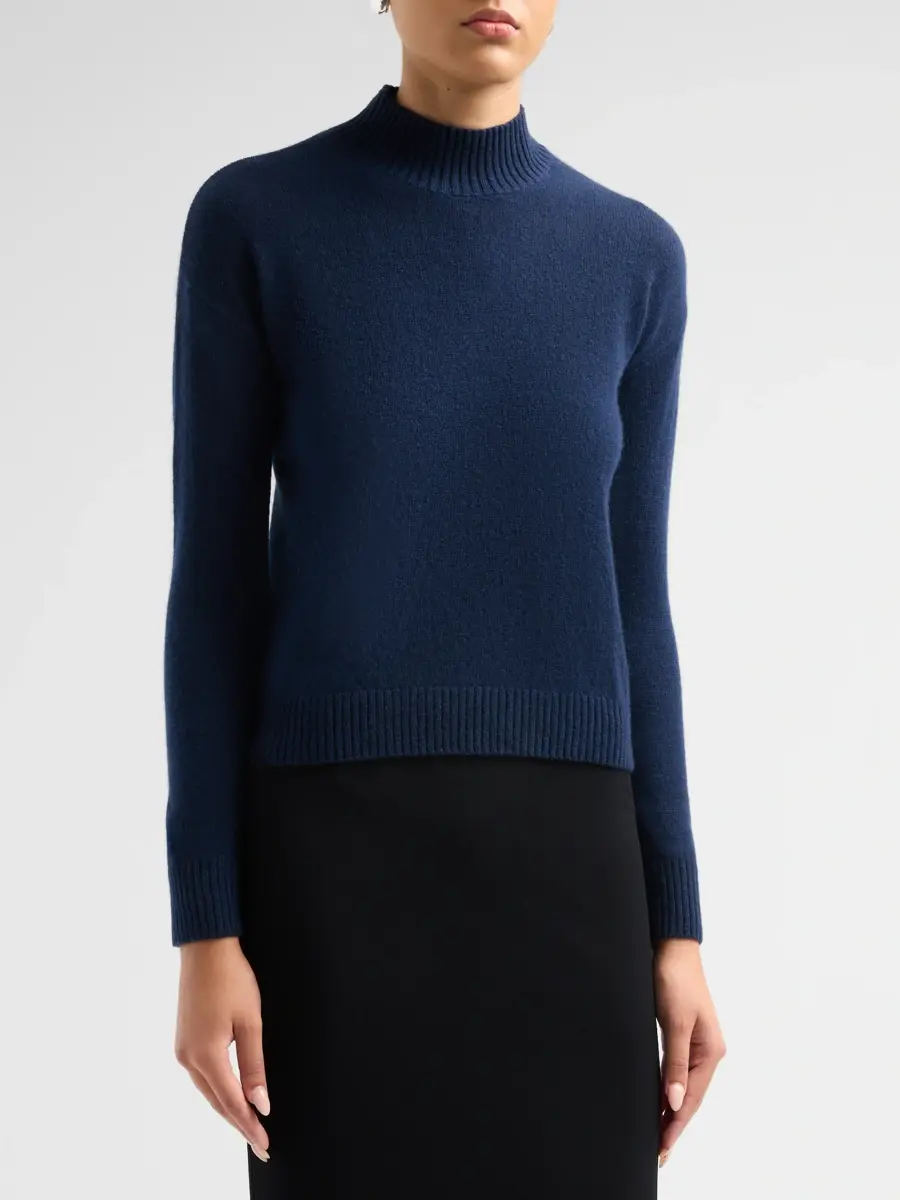 Saks Fifth Avenue Women's Basic Cashmere Mock Turtleneck Sweater | Thumbnail 4 Saks Fifth Avenue Women's Basic Cashmere Mock Turtleneck Sweater | Thumbnail 4
