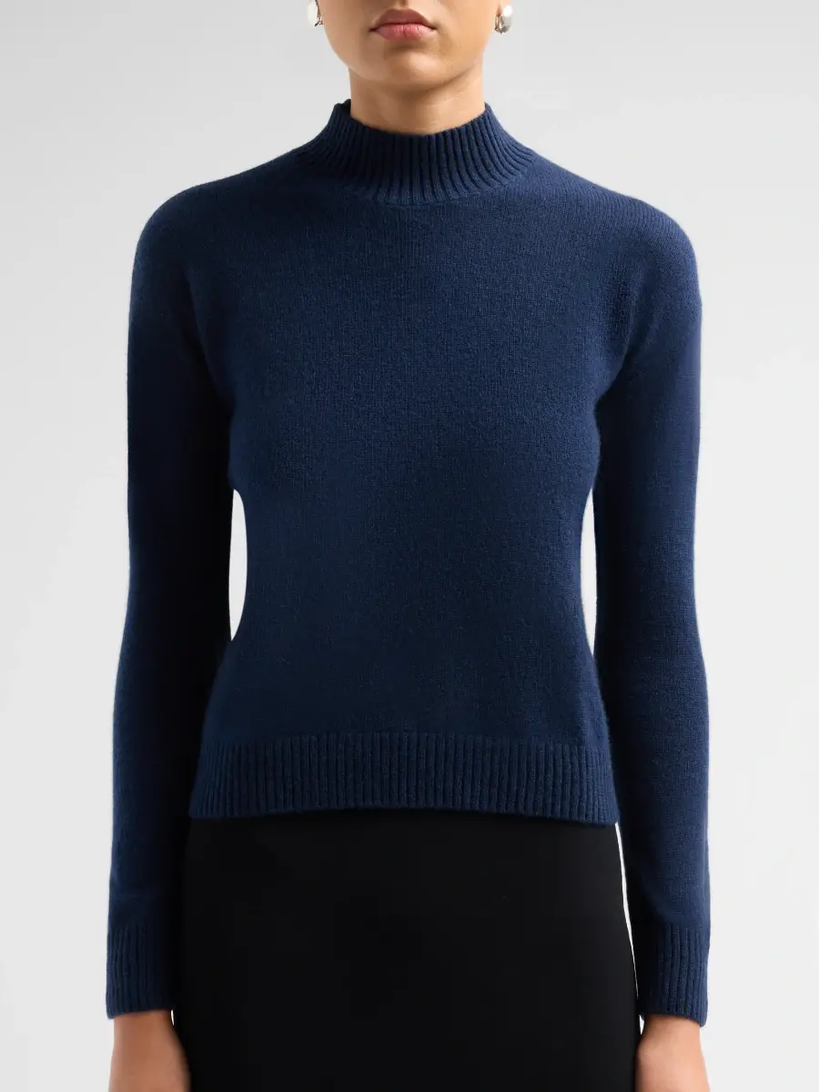 Saks Fifth Avenue Women's Basic Cashmere Mock Turtleneck Sweater | Thumbnail 5 Saks Fifth Avenue Women's Basic Cashmere Mock Turtleneck Sweater | Thumbnail 5
