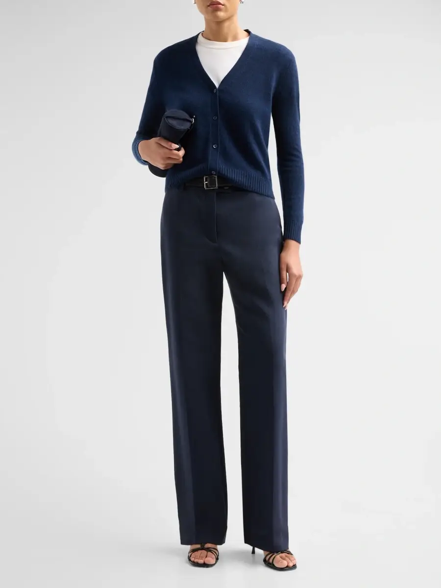 Saks Fifth Avenue Women's Basic V-Neck Cashmere Cardigan | Thumbnail 2 Saks Fifth Avenue Women's Basic V-Neck Cashmere Cardigan | Thumbnail 2