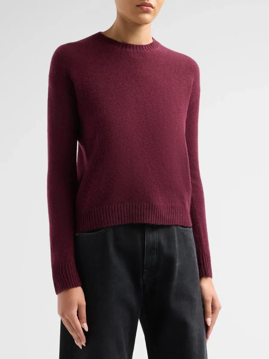 Saks Fifth Avenue Women's Basic Cashmere Easy Crewneck Sweater | Thumbnail 4 Saks Fifth Avenue Women's Basic Cashmere Easy Crewneck Sweater | Thumbnail 4
