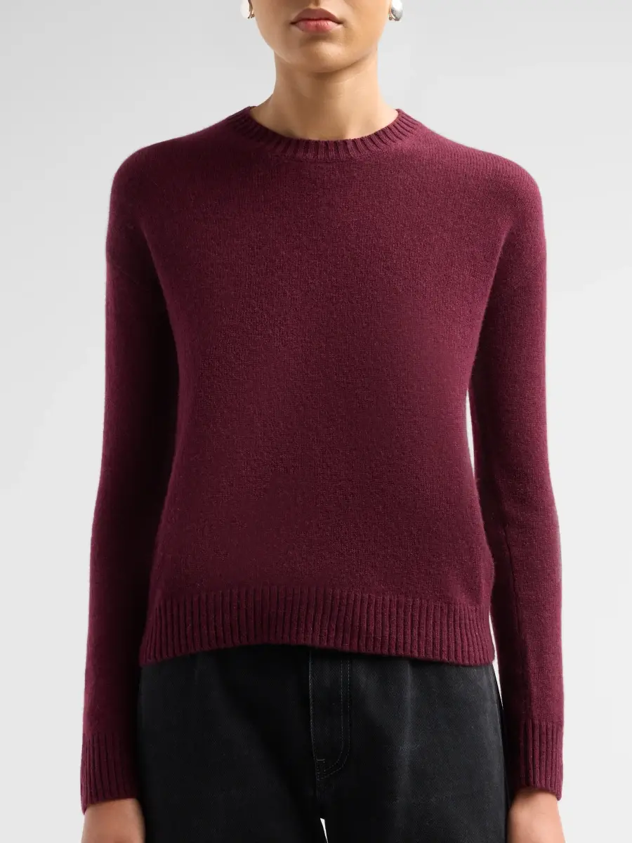 Saks Fifth Avenue Women's Basic Cashmere Easy Crewneck Sweater | Thumbnail 5 Saks Fifth Avenue Women's Basic Cashmere Easy Crewneck Sweater | Thumbnail 5