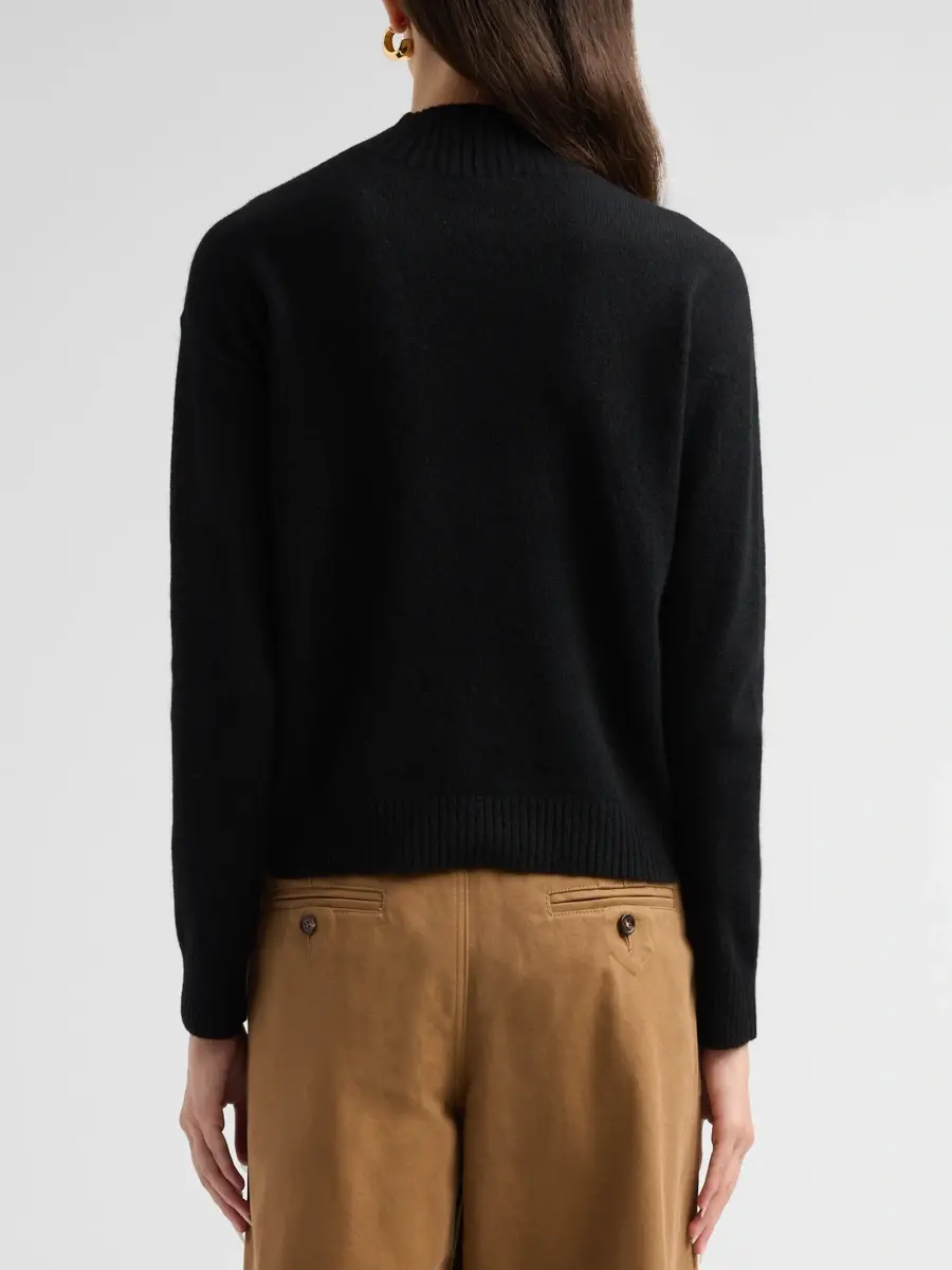 Saks Fifth Avenue Women's Basic Cashmere Mock Turtleneck Sweater | Thumbnail 3 Saks Fifth Avenue Women's Basic Cashmere Mock Turtleneck Sweater | Thumbnail 3